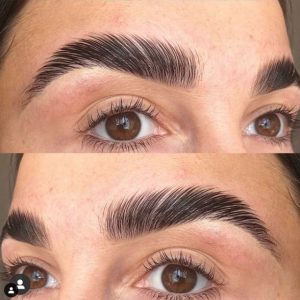 حالت‌دهی ابرو با تکنیک لیفت حرفه‌ای